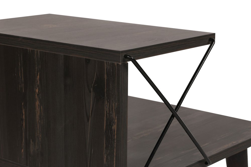 Noční stolek Cross - Dark Brown (obrázek 4)