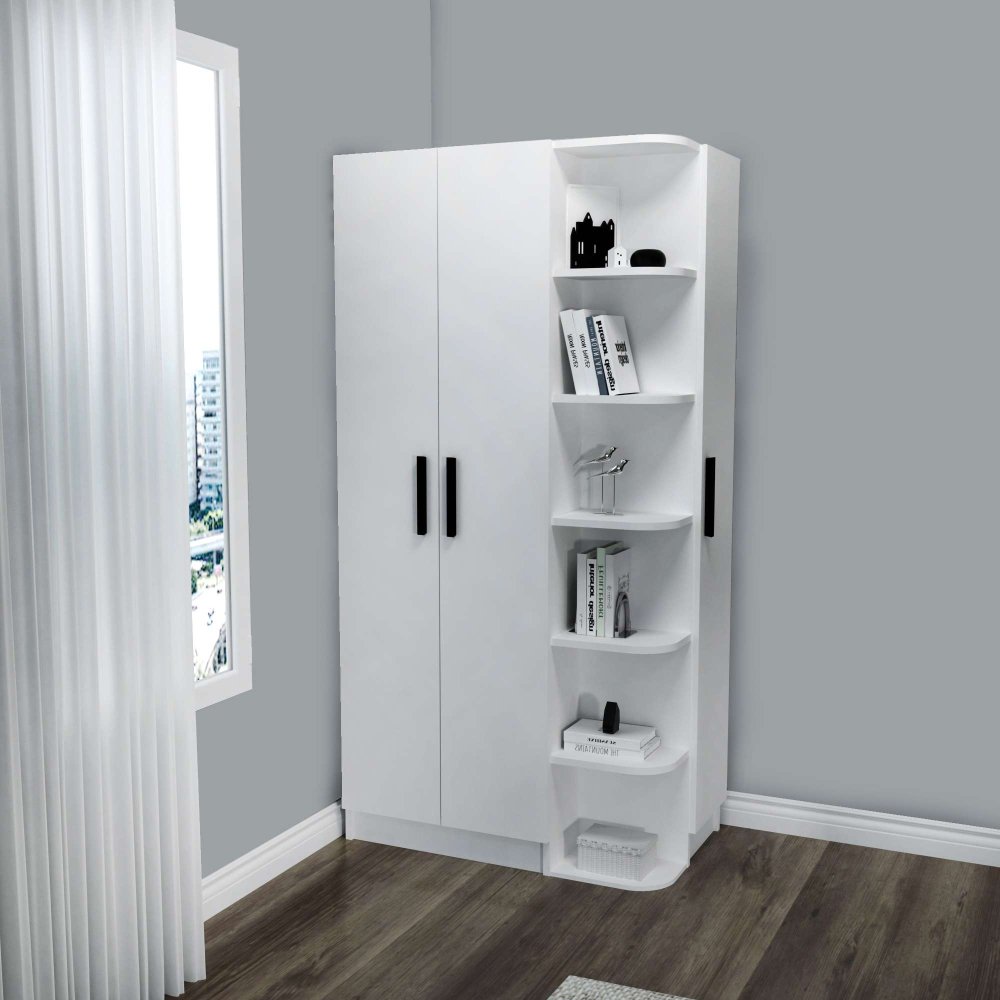 Šatníková skriňa Luses - White