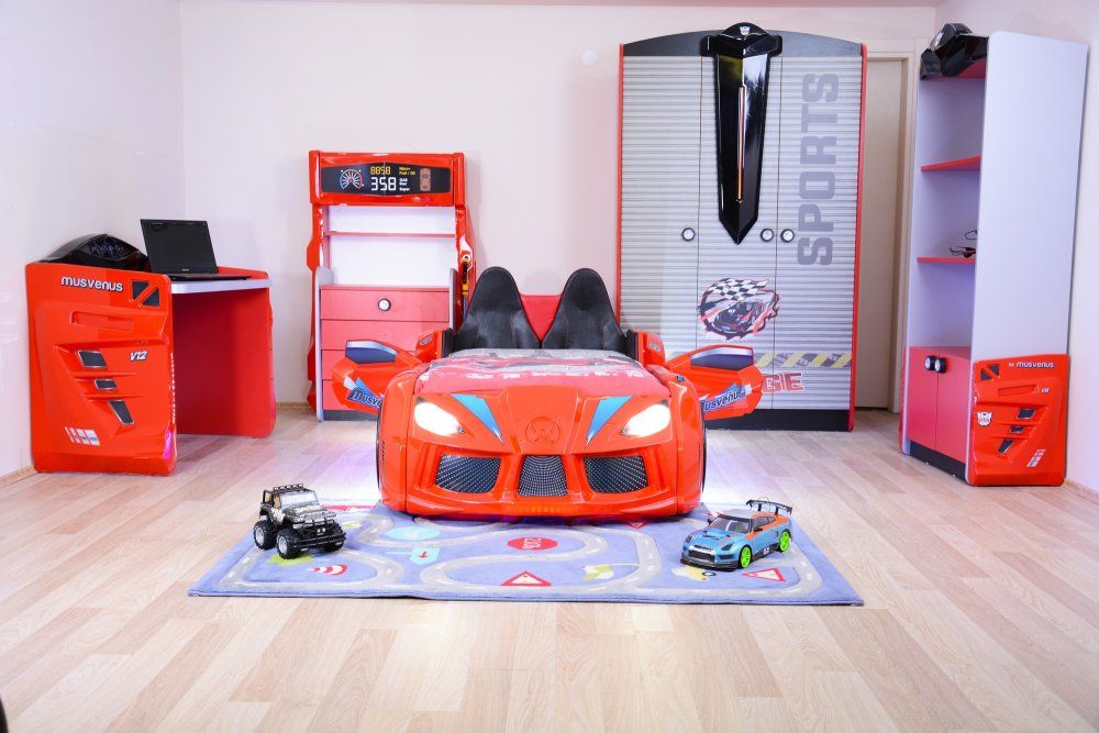 Car Bed Mnv3 - Red (obrázek 13)