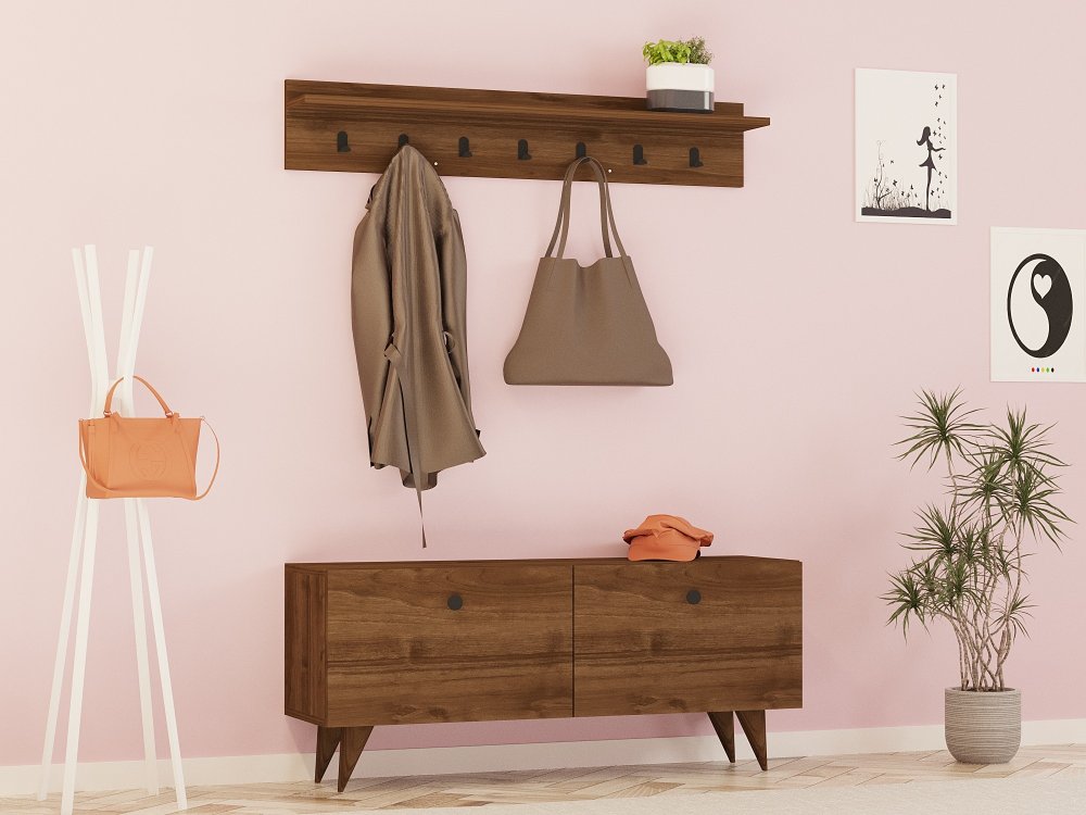 Predsieňová stena Rupa - Walnut