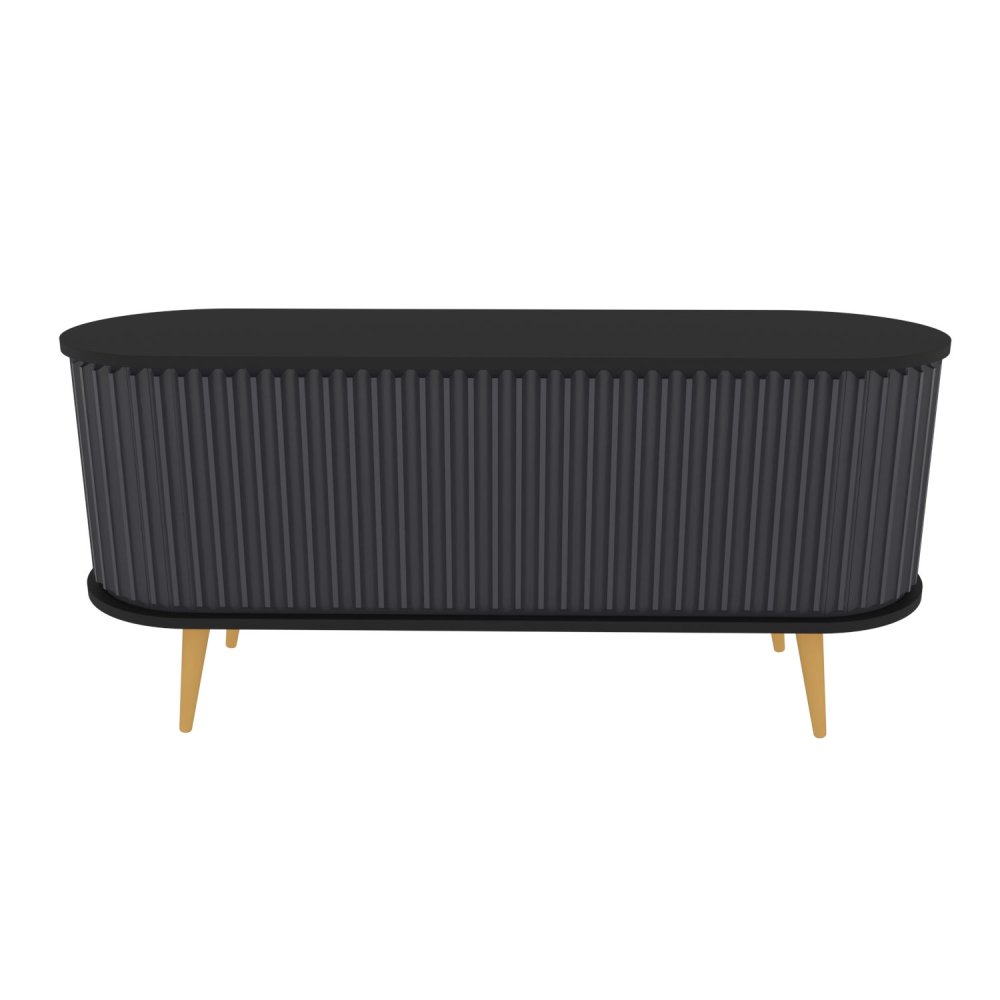 TV stolek Stor - Black, Anthracite (obrázek 6)