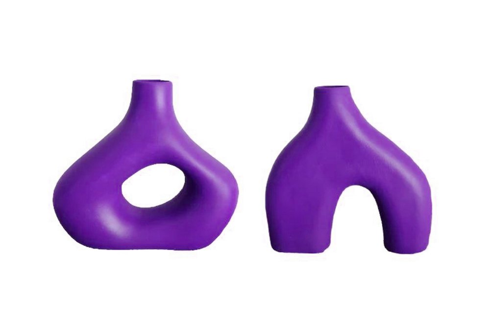 Vase Set Iskandinav - Purple