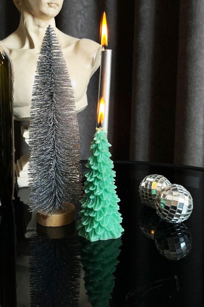 Sviečka Christmas - Light Green