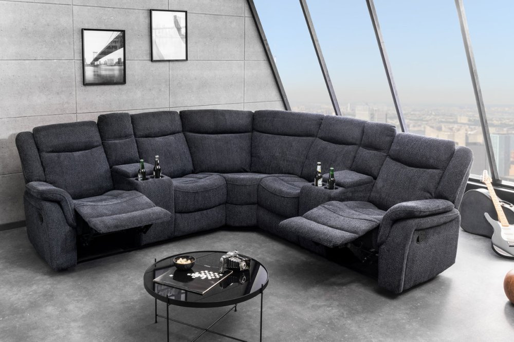 Päťmiestna polohovacia TV pohovka KYKLOP Dekorhome