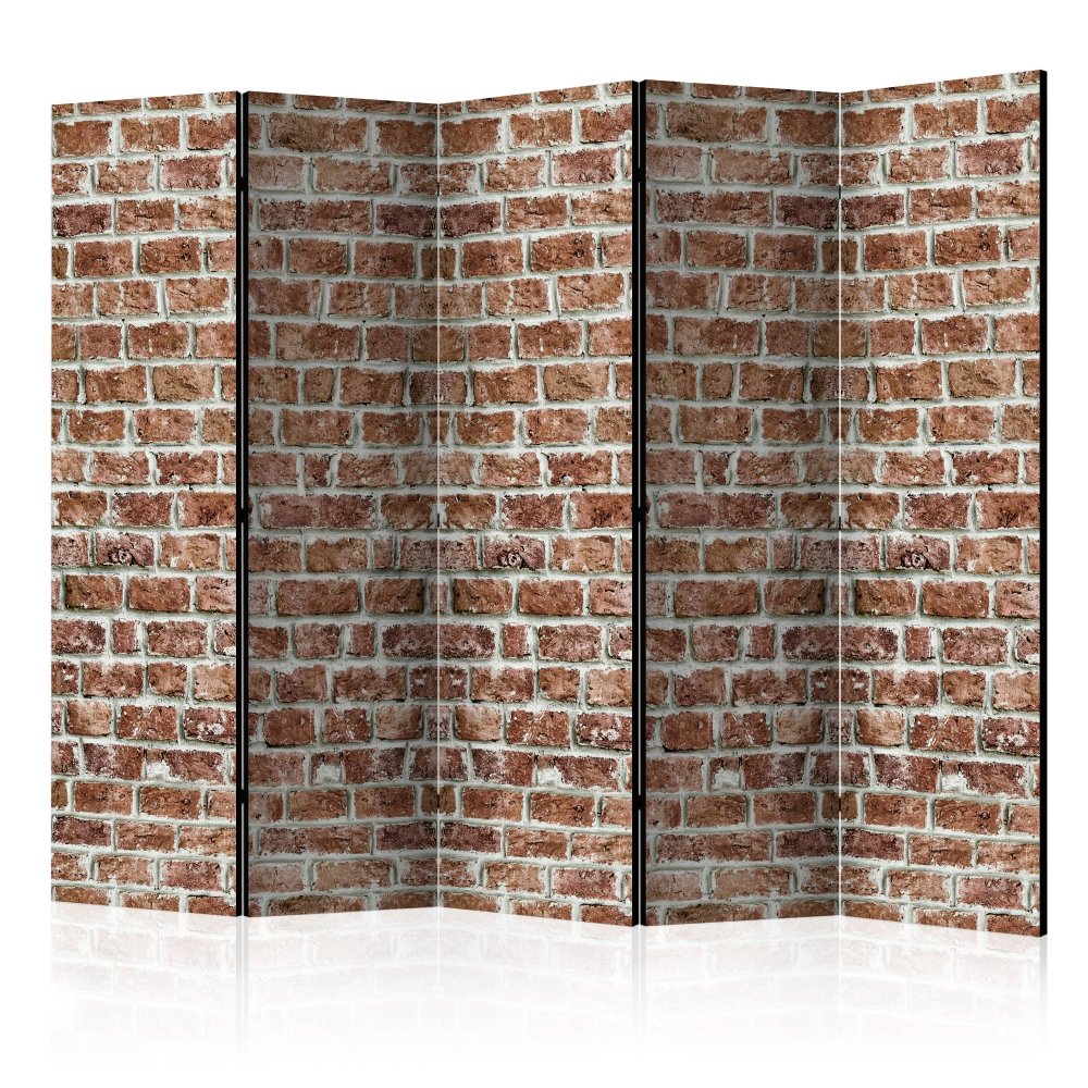 Paraván Brick Space Dekorhome 225x172 cm (5-dílný),Paraván Brick Space Dekorhome 225x172 cm (5-dílný
