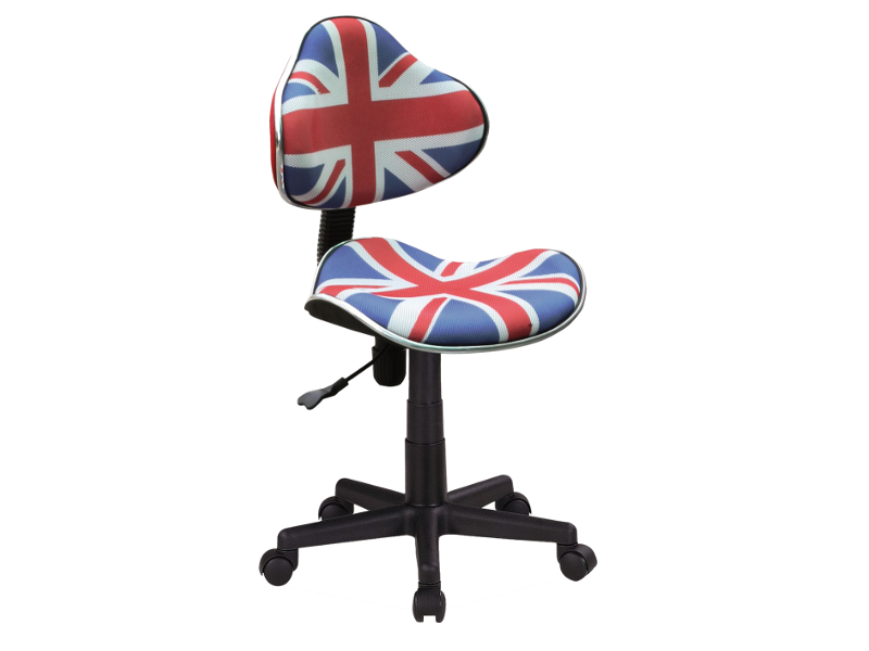 Študentská kancelárska stolička Q-G2 Signal Britská vlajka