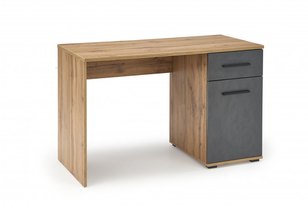 Psací stůl LIMA B-1 Halmar Dub wotan / šedá