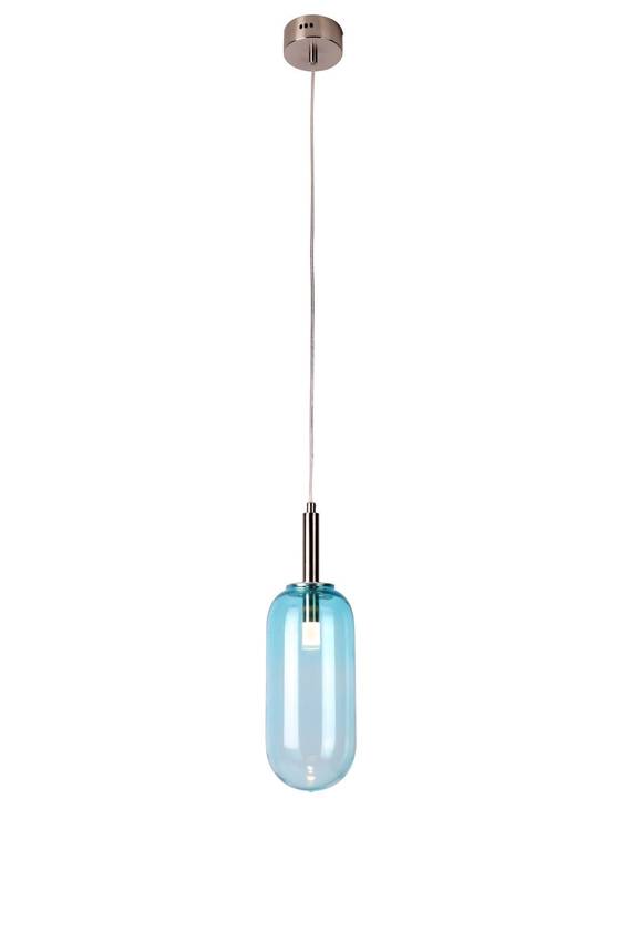 E-shop Závěsná lampa FIUGGI LED Modrá,Závěsná lampa FIUGGI LED Modrá