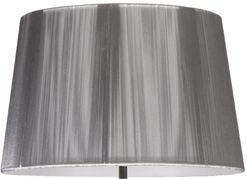 Stříbrné stínidlo 35x22cm pro stojací lampu Gillenia