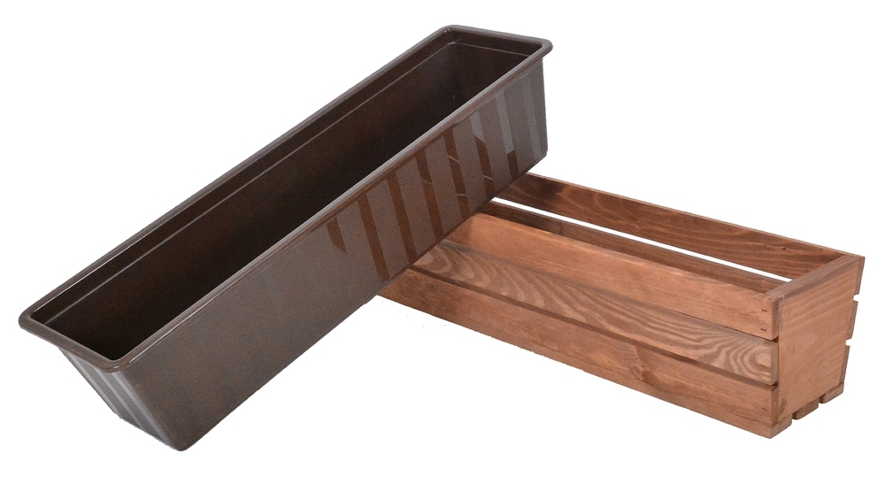Drevený truhlík MODERN Rojaplast