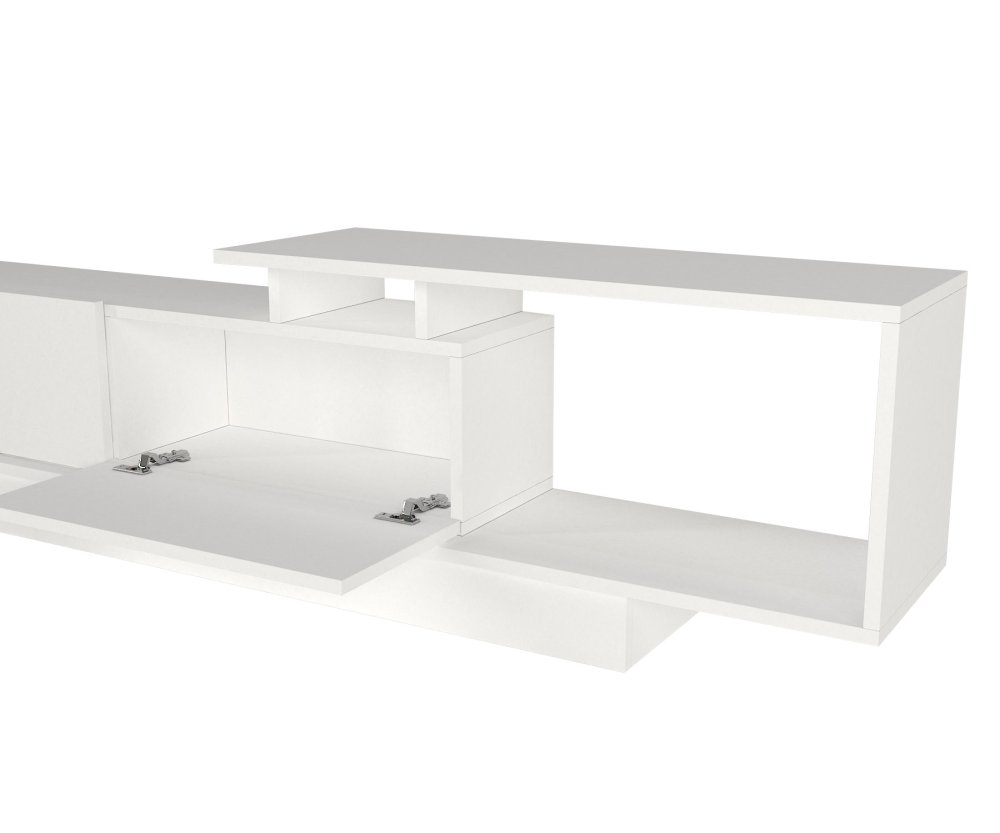 TV stěna / Sestava pod TV Asos - White (obrázek 5)