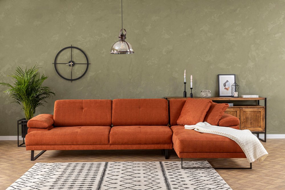 Rohová sedací souprava Mustang Small Right - Orange (obrázek 14)