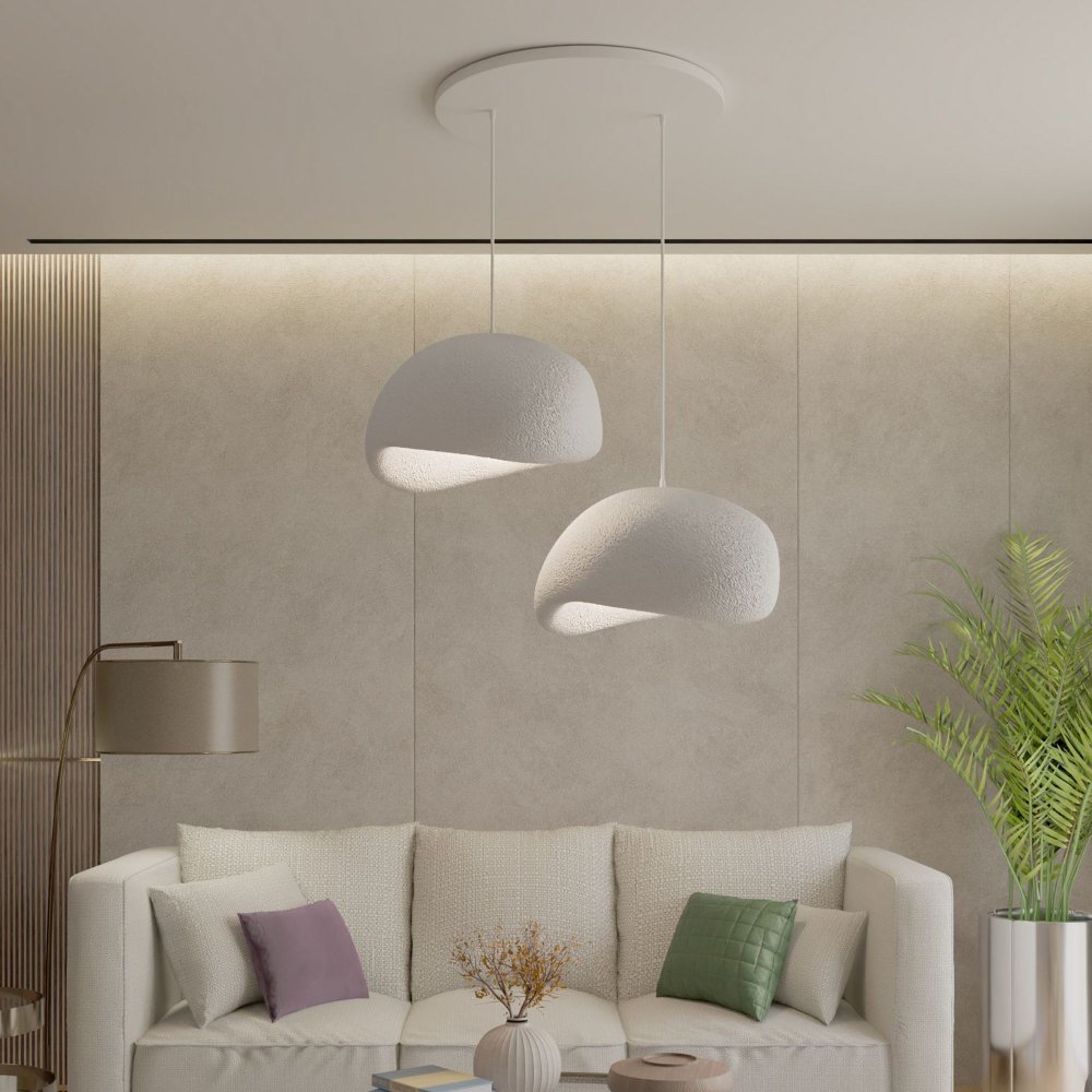 Lustr Wabi Sabi Grainbeams - White