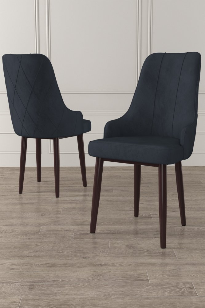 Súprava stoličiek (4 kusy) Trex - Anthracite, Brown