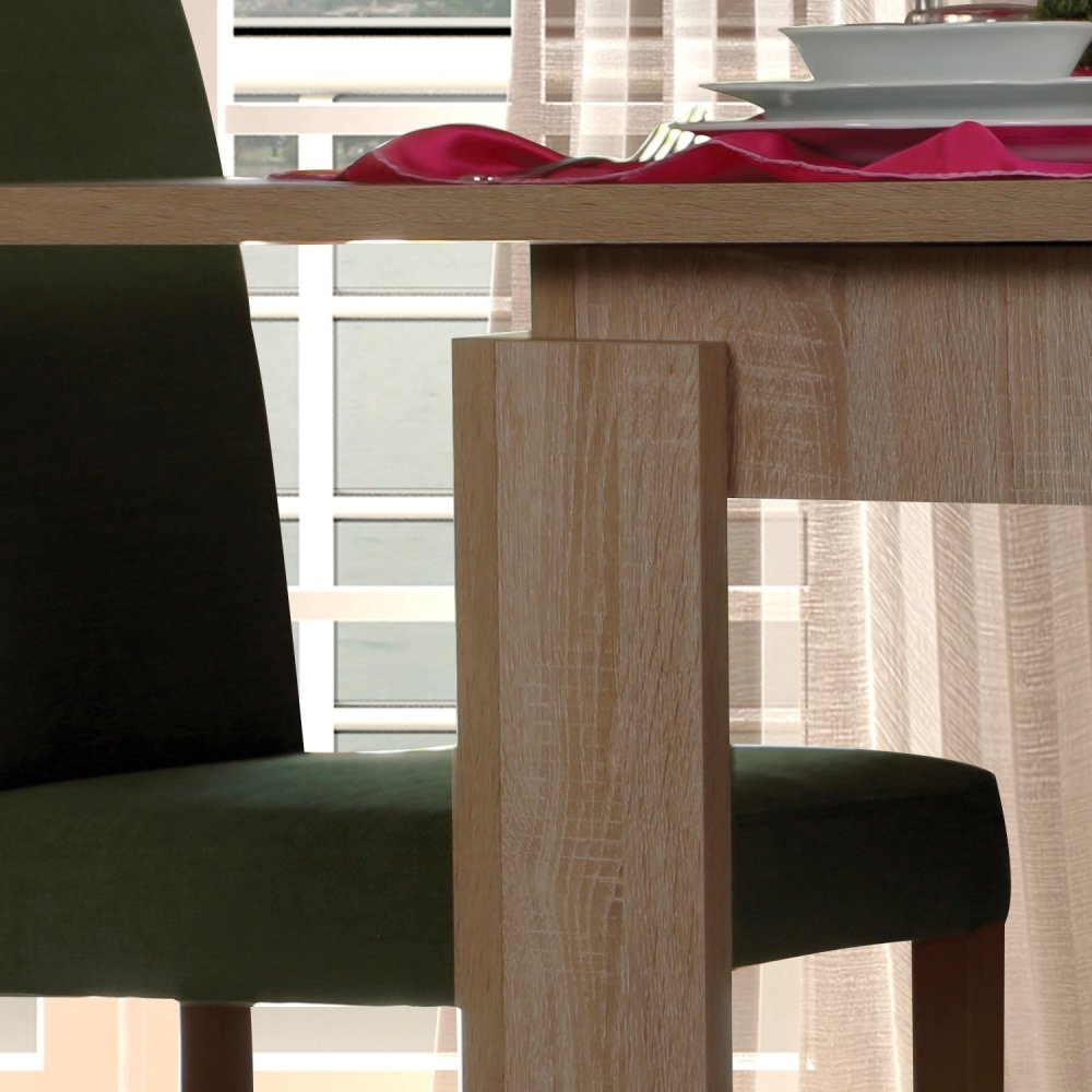 Extendable Dining Table Huqqa - Light Oak (obrázek 5)