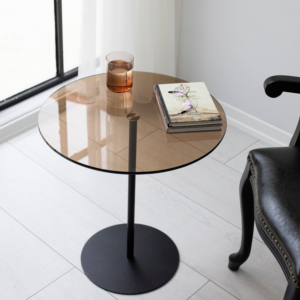 Príručný stolík / Odkladací stolík Chill-Out - Black, Bronze