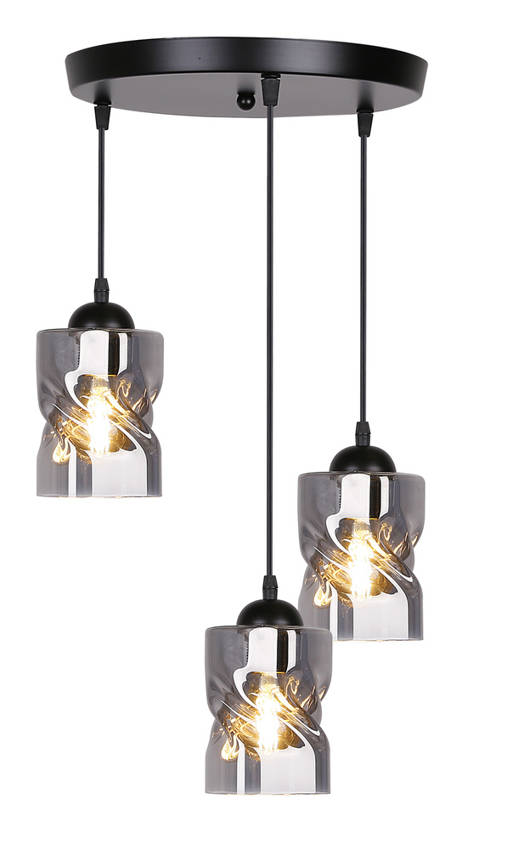 Závěsná lampa FELIS 3xE27 Candellux Šedá Obrázek