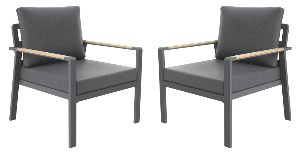 Záhradné kreslá SIBIU DUO Rojaplast