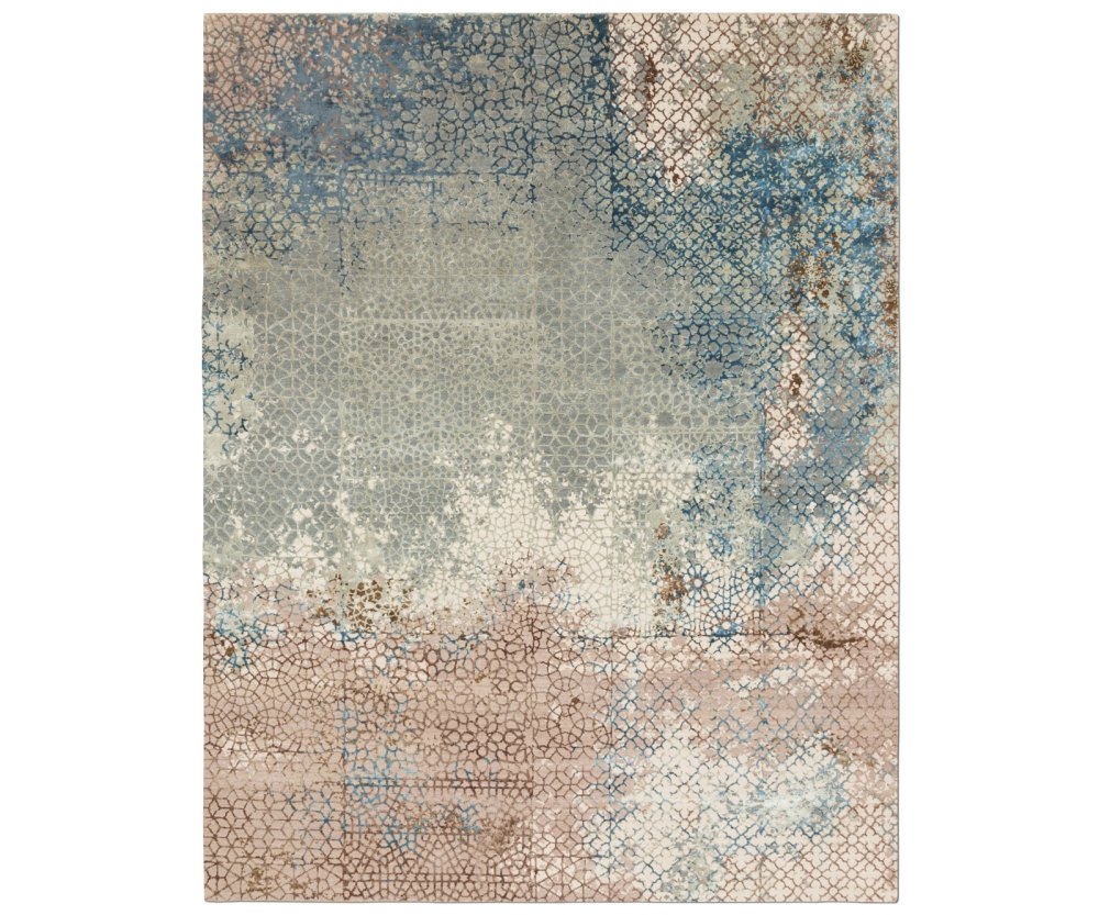 Koberec Tattvam 300x430 cm zelený ručne viazaný