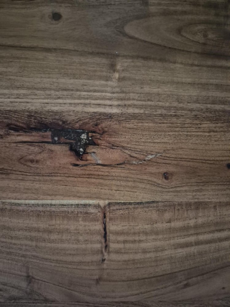 Jídelní stůl ATHAMÁS divoká akácie Dekorhome 160x90x77cm Obrázek