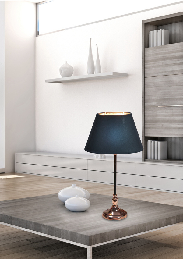 Čierna kancelárska stolová lampa Noe
