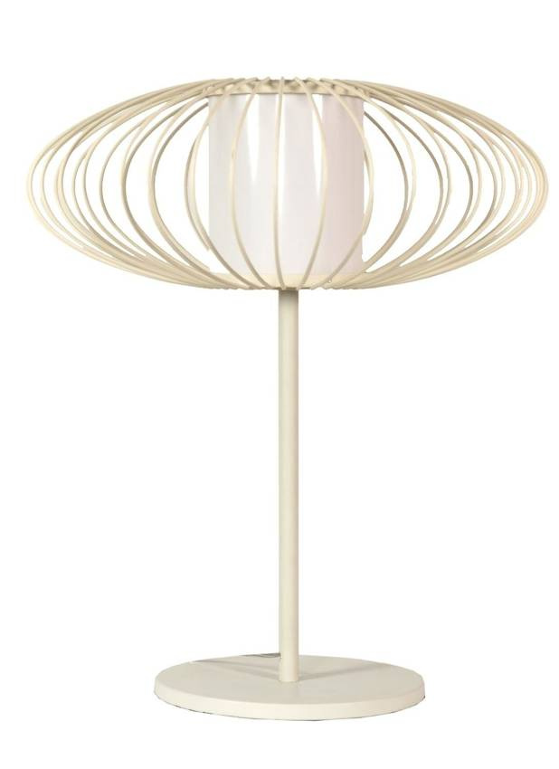 Bílá stolní lampa Himera