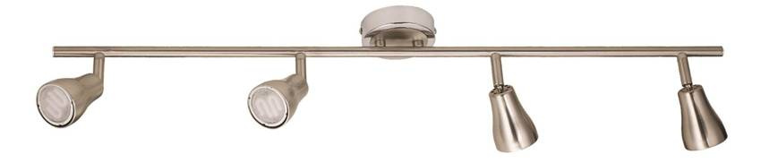 Stropné svietidlo Jawa strip 4X7W GU10 Energo nikel matný