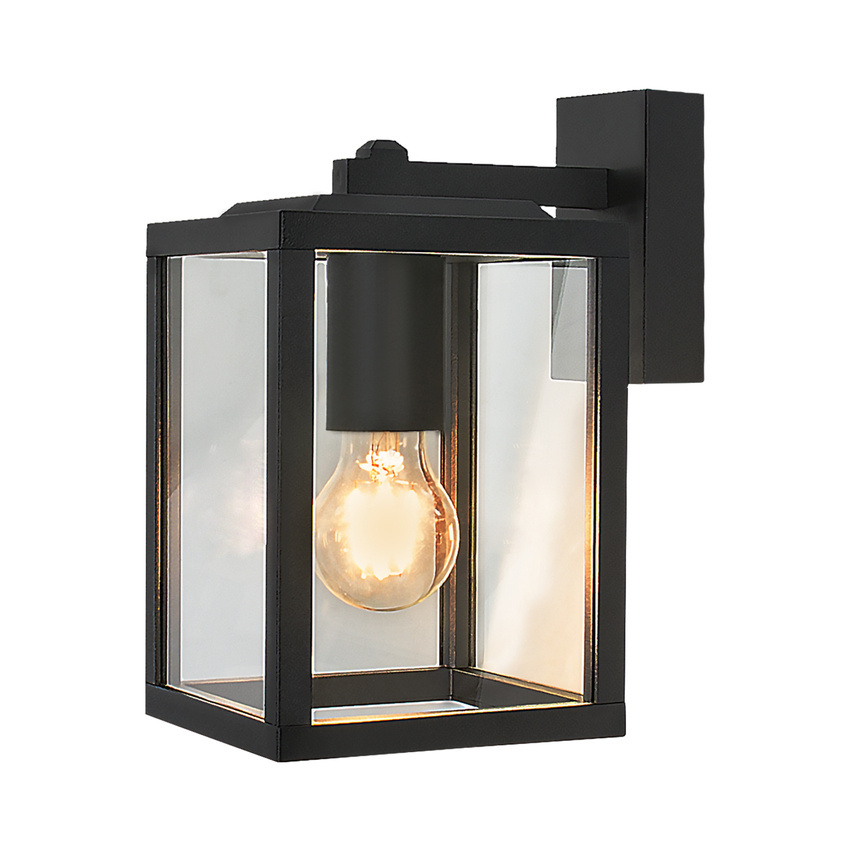 Záhradná lampa Ricinus, spodná, 2025,5 cm, čierna, 1x60W, E27, IP44