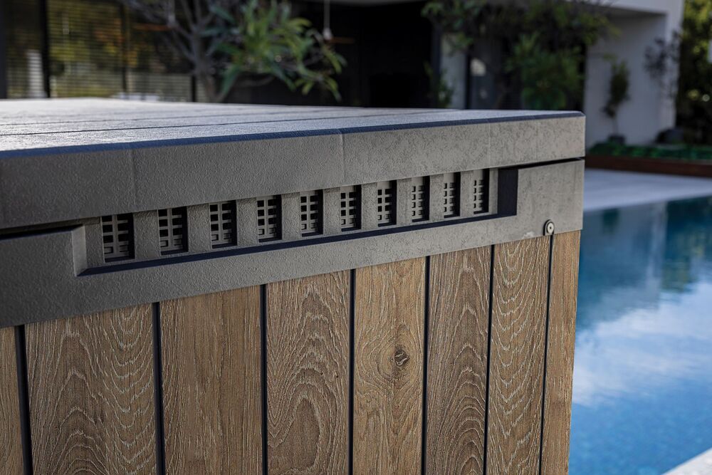 Záhradná skriňa DECO HORIZONTAL 1150 l Keter
