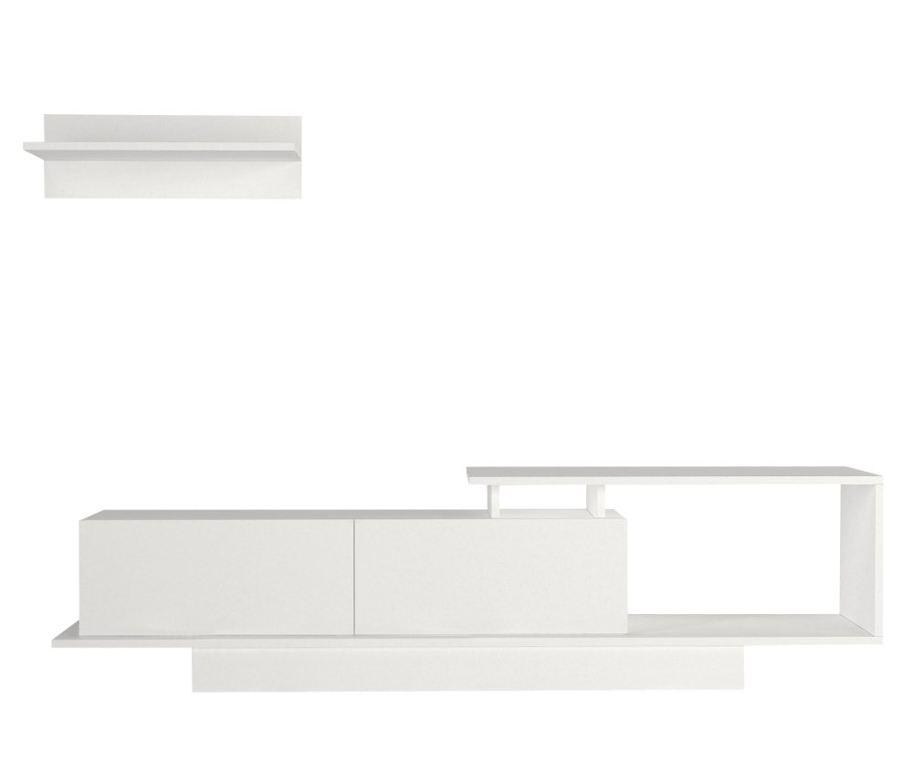 TV stěna / Sestava pod TV Asos - White (obrázek 4)
