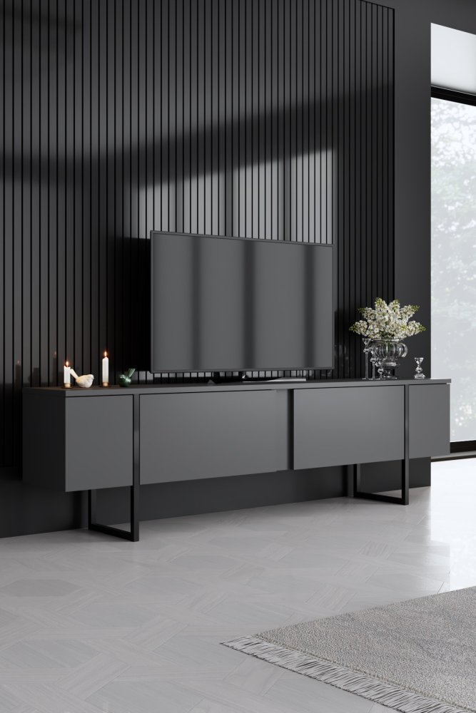 Living Room Furniture Set Luxe - Anthracite, Black (obrázek 14)