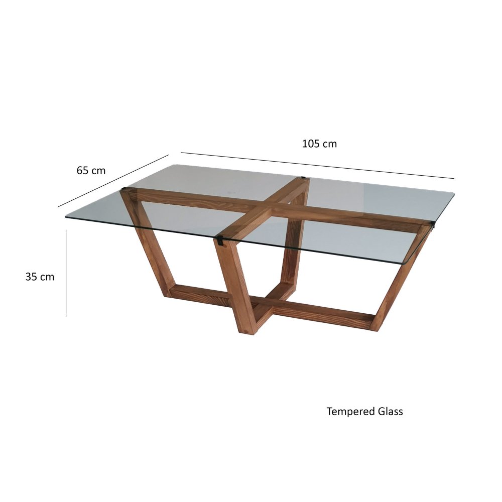 Konferenční stolek Amalfi - Walnut (obrázek 3)