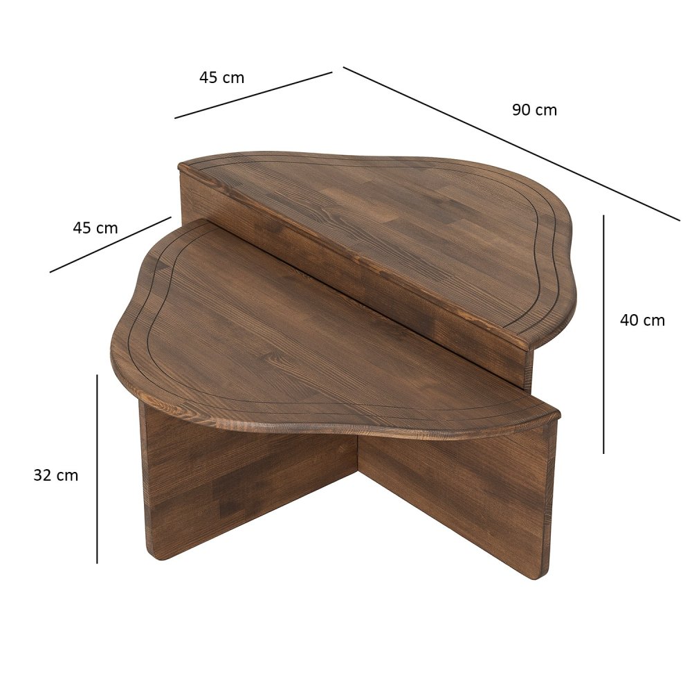 Konferenční stolek Altopiano - Walnut (obrázek 3)