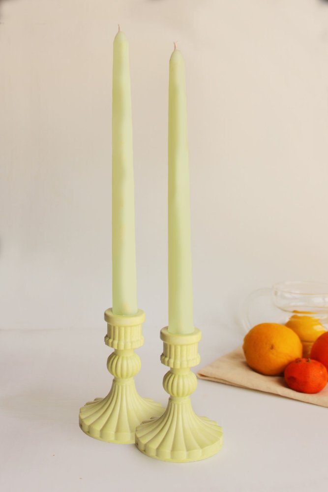 Candlestick Set (4 Pieces) Green