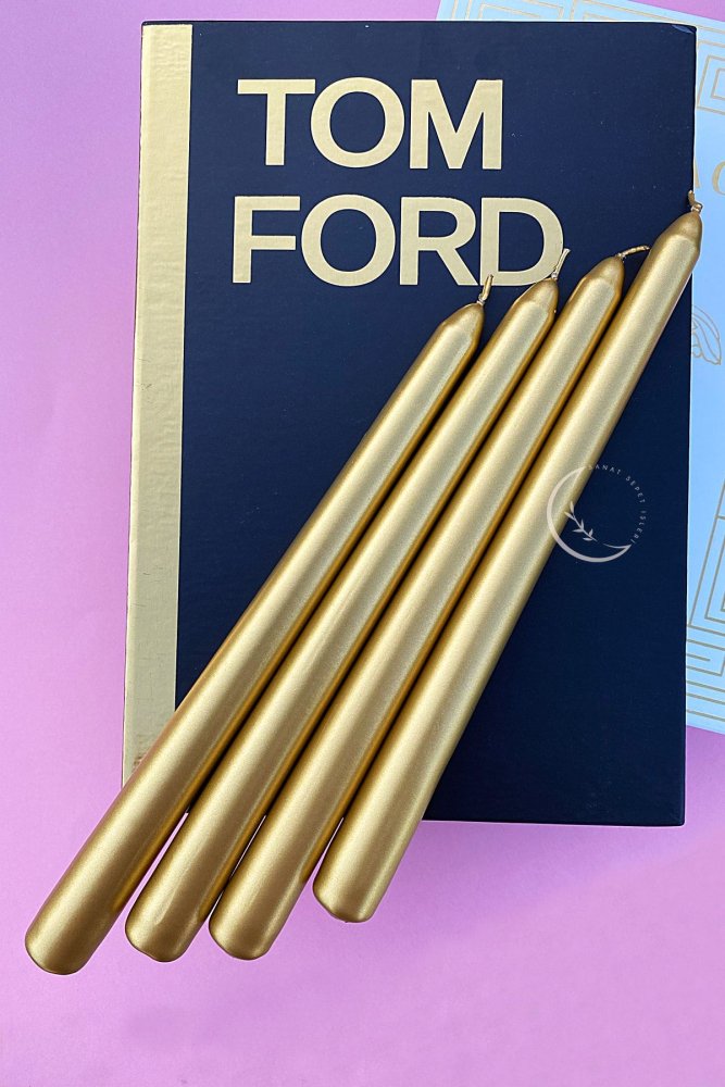 Candle Set (4 Pieces) Premium 4 - Gold