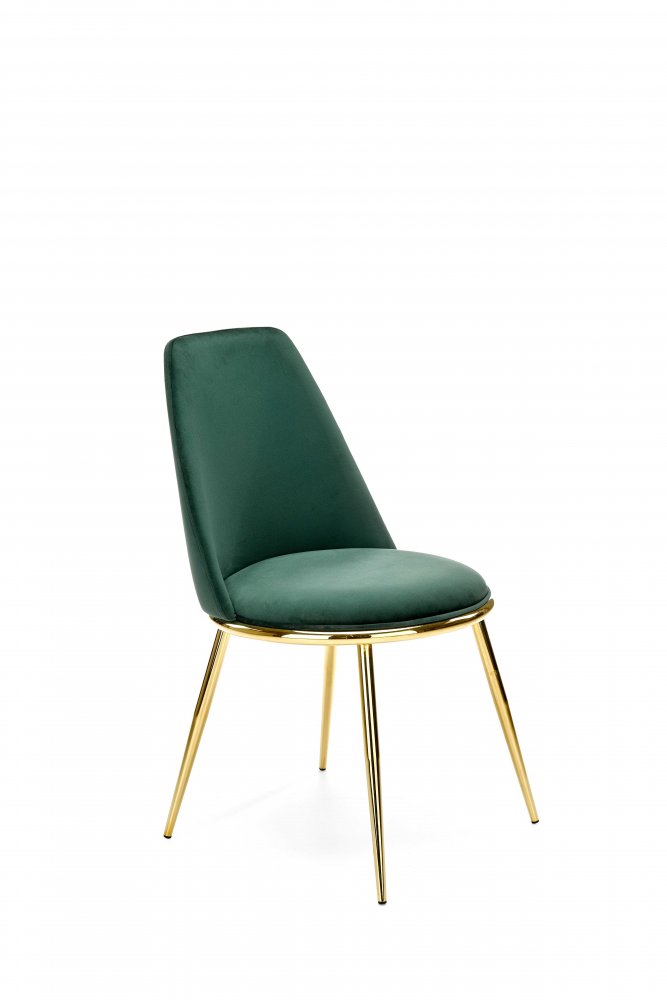 Jedálenská stolička K460 Halmar Tmavo zelená