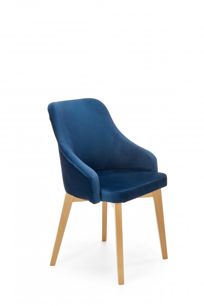 Jídelní židle TOLEDO 2 HALMAR Modrá