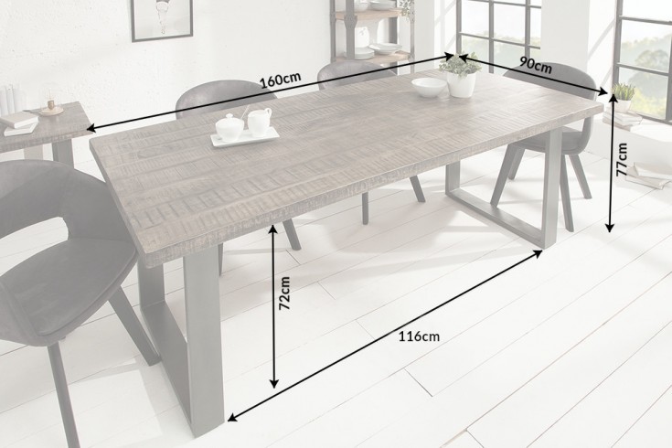 Jedálenský stôl THOR Dekorhome 160x90x77 cm