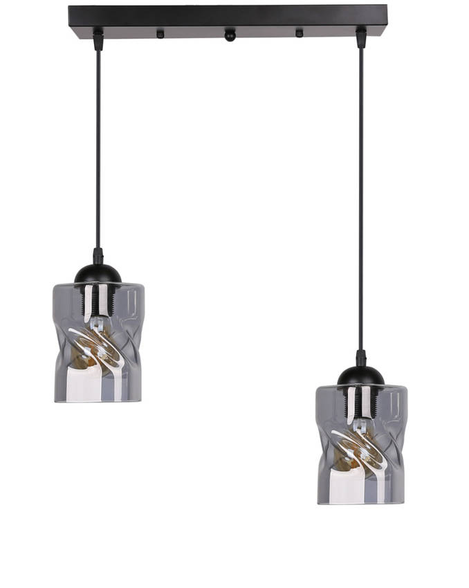Závěsná lampa FELIS 2xE27 Candellux Hnědá Obrázek