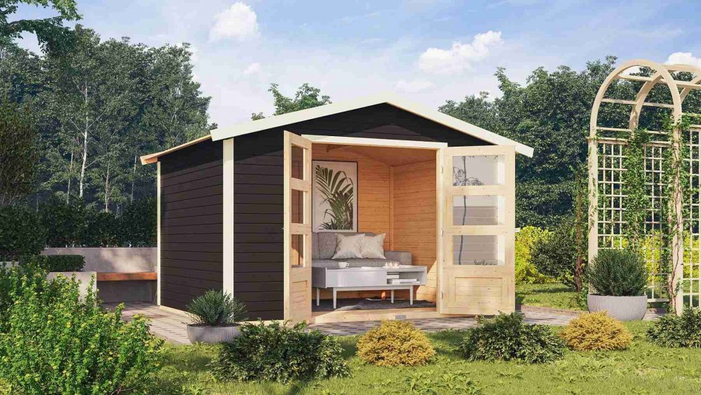 Drevený záhradný domček AMBERG 5 Lanitplast