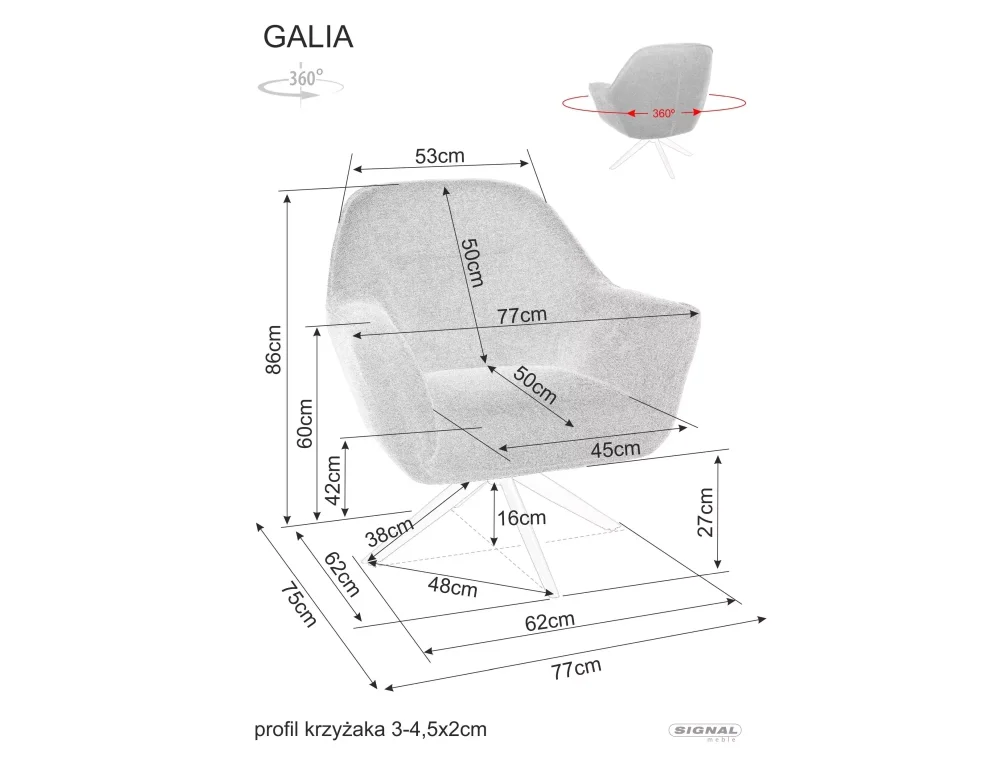 Křeslo Galia Brego (obrázek 4)