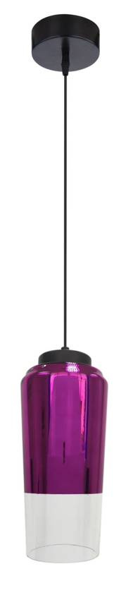 Závesná stropná lampa 1X60W E27 fialová TUBE