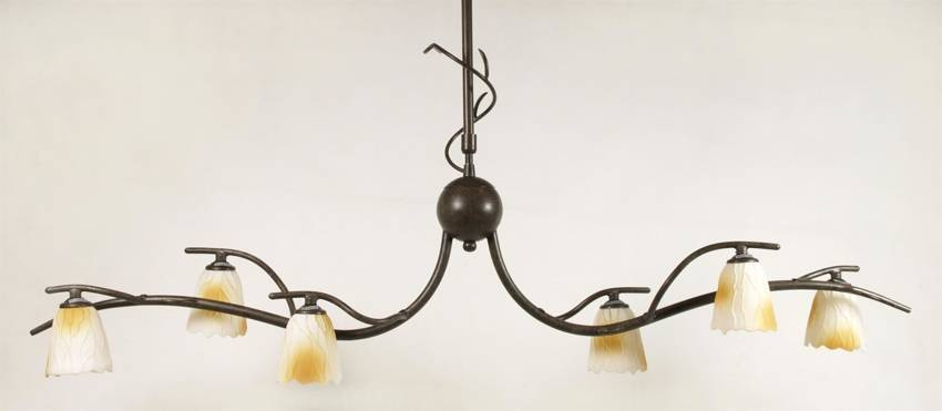 Stropní lampa Mikado 6*40W G9 patina