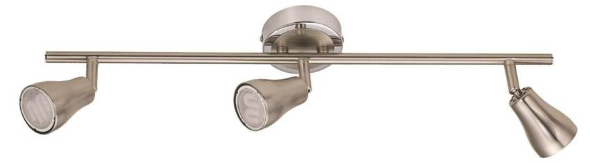 Stropné svietidlo 3xGU10 56cm JAWA STRIP ENERGO nikel