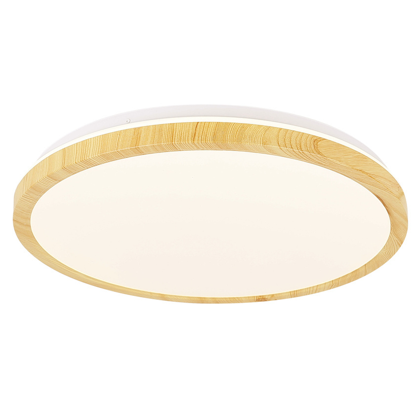 Stropní LED bílé dřevo 36W 4000K Gandava