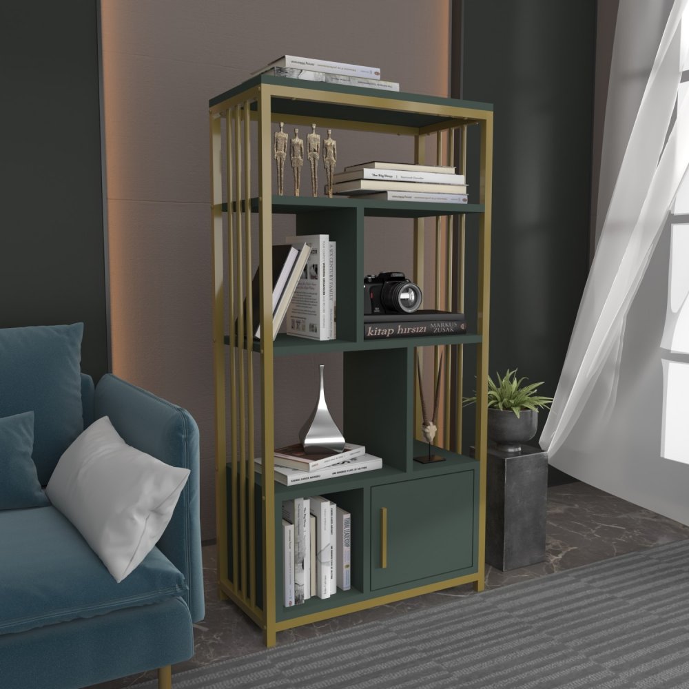Knižnica Valero - Green, Gold
