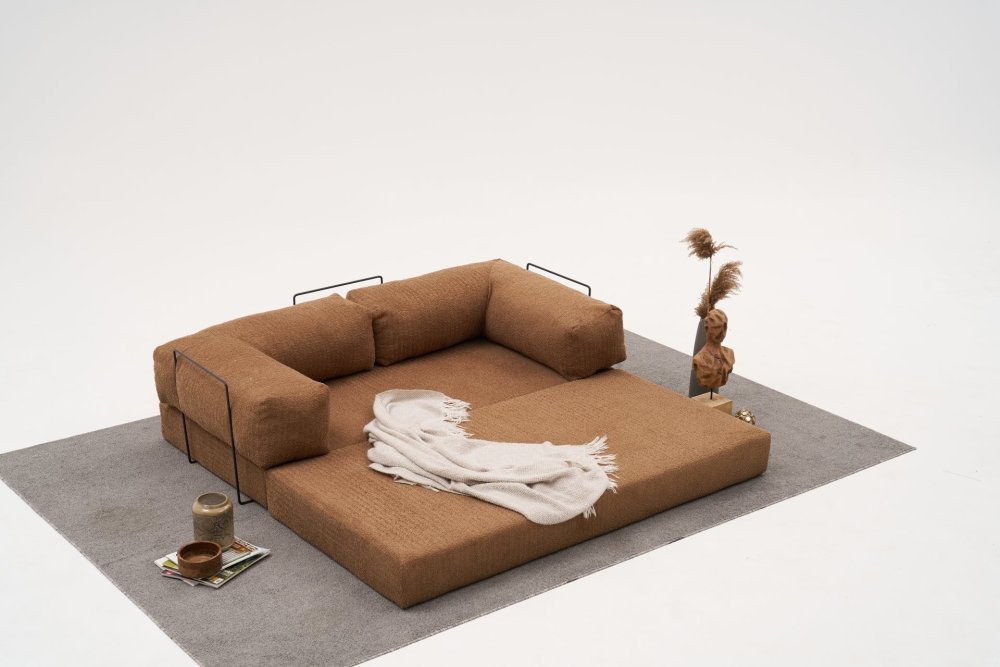 Rohová sedací souprava Comfort - Brown (obrázek 14)