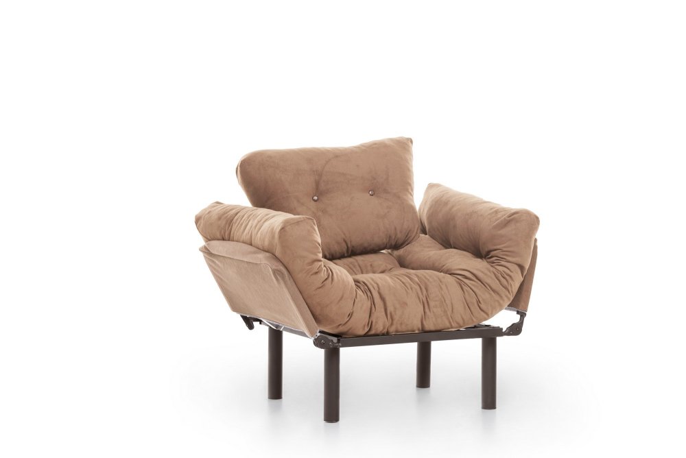 Křeslo ušák Nitta Single - Light Brown (obrázek 12)