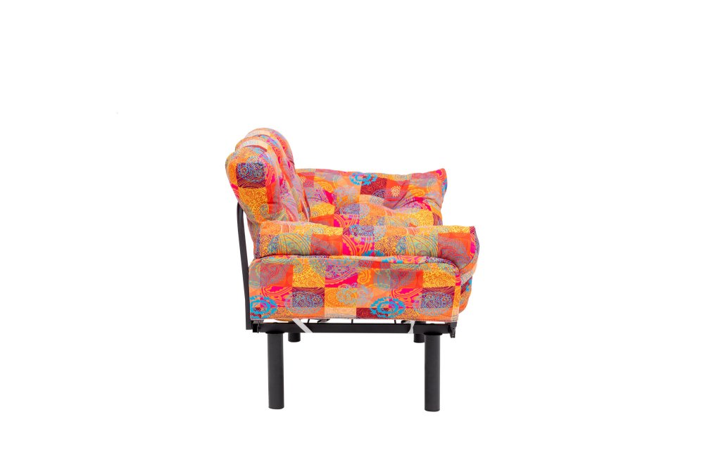 Dvoumístná rozkládací pohovka Nitta - Patchwork (obrázek 6)