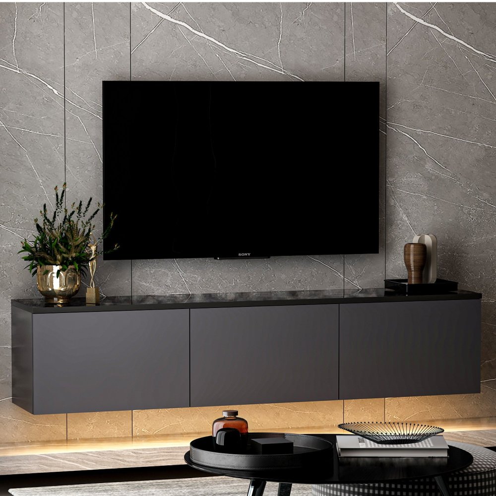 TV stolek Neon Illuminated - Anthracite (obrázek 10)